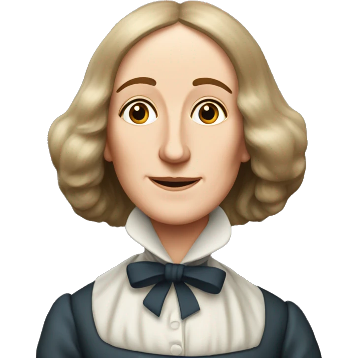George Eliot (real name Mary Ann Evans) british writer emoji