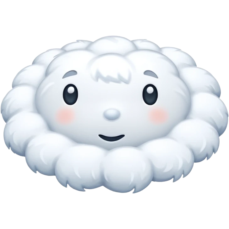 Snow on a floor  emoji