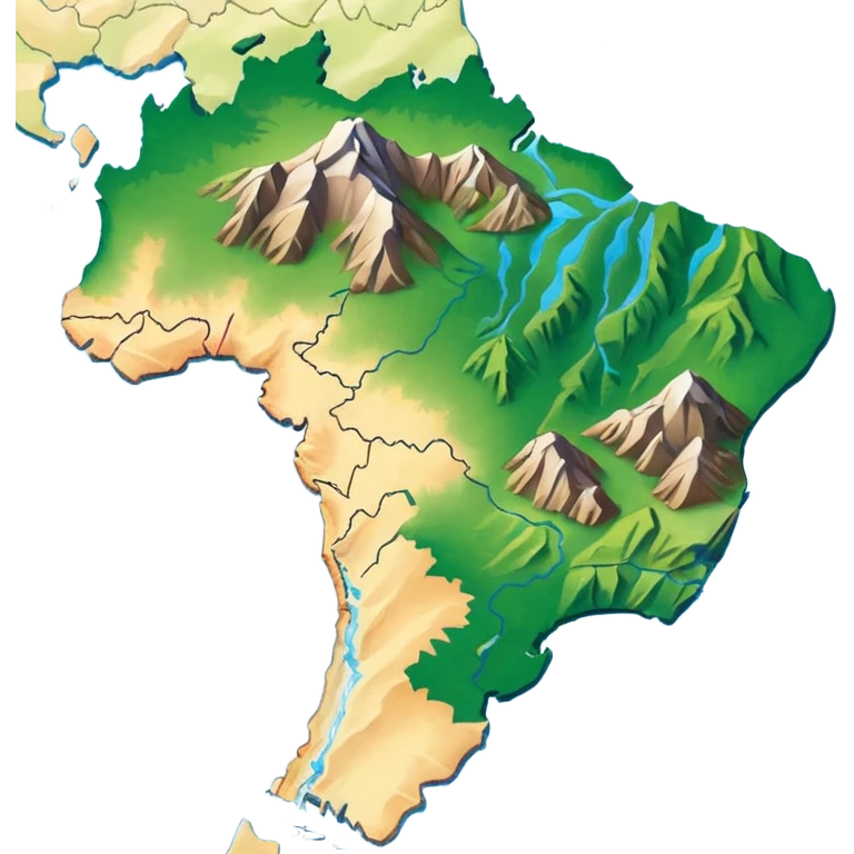 Map of Brazil emoji