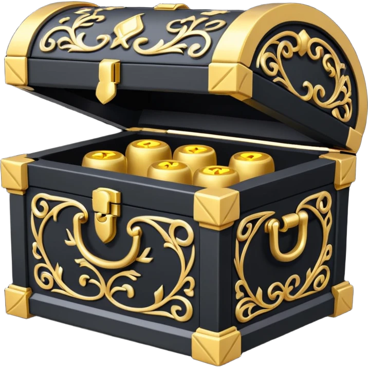 black pandoras box emoji