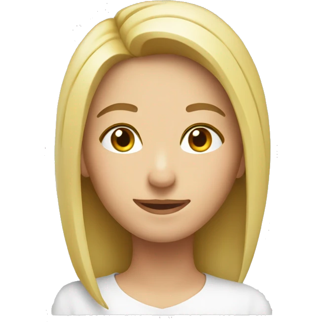 Caucasian wellness headshot emoji