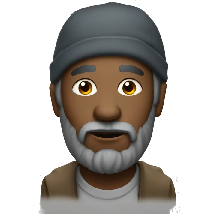 Homeless man emoji