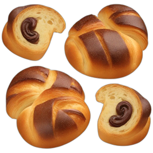 Pain au chocolat emoji