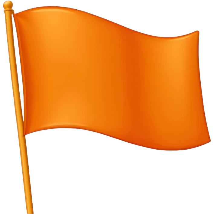 Orange flag emoji