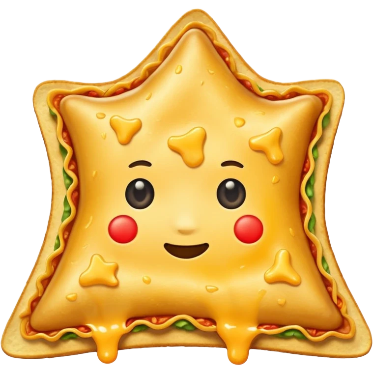 one single triangle nachos without face emoji