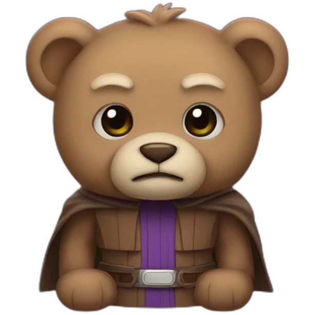 A Mace Windu bear emoji