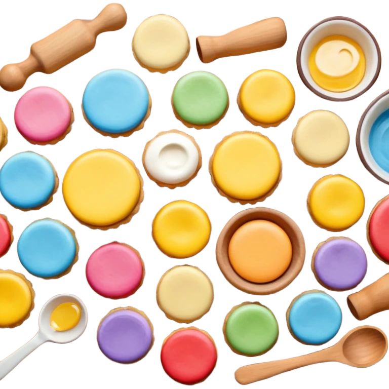 aethetic baking ingredients emoji