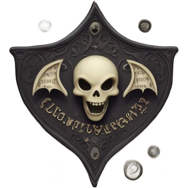 Gothic Ouija board emoji