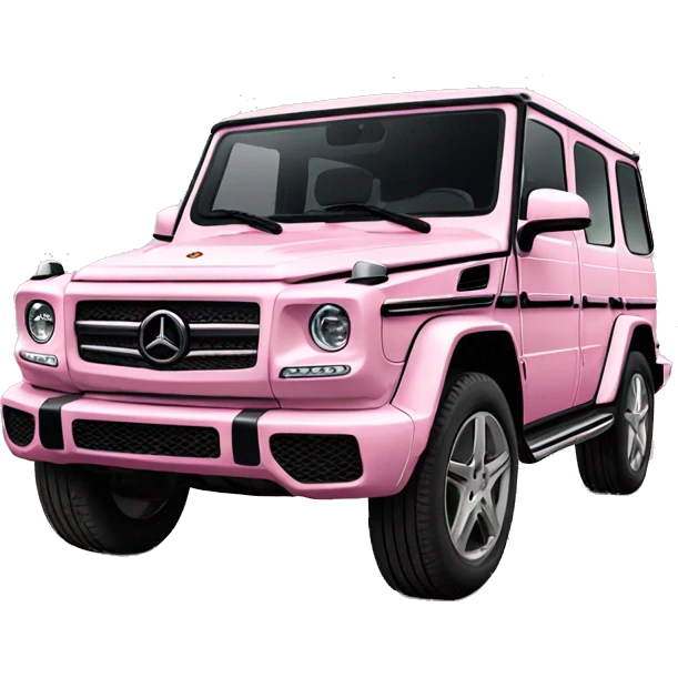 Light pink g wagon emoji
