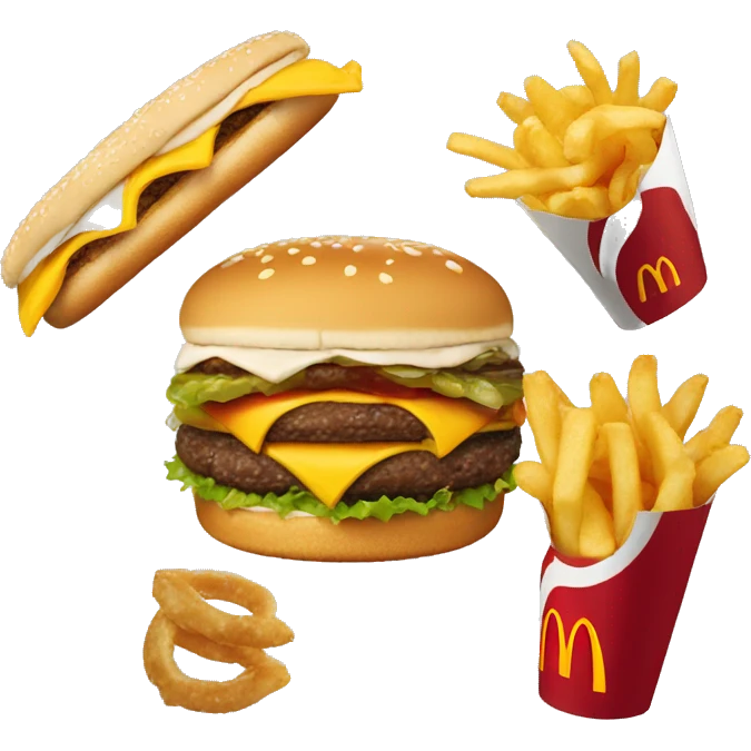 mc donalds combo emoji
