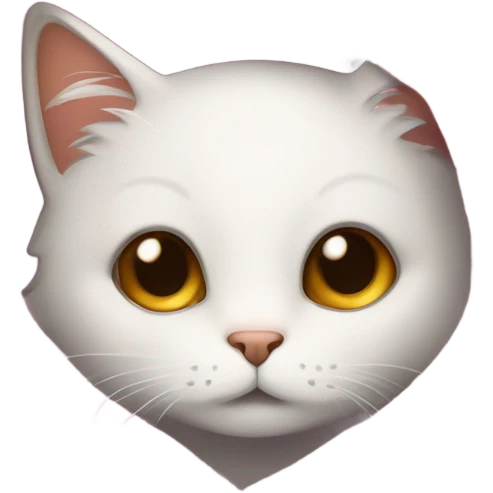 very cute cat in blanket emoji