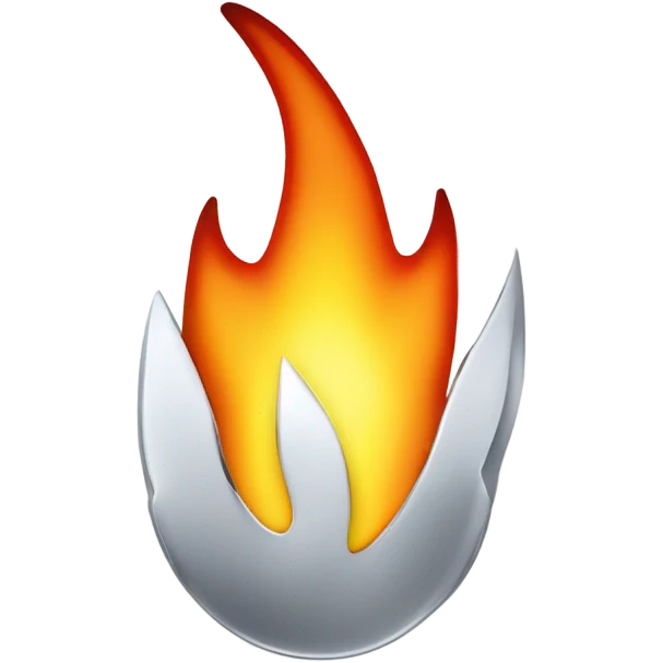 Chrome flame emoji