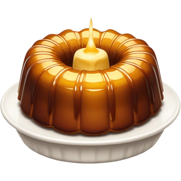 Cinematic rich cannelé, dark caramelized crust with a soft, custard-like interior, glossy finish, warm golden hues, elegant and indulgent. emoji
