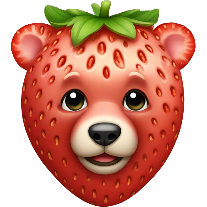 strawberry bear  emoji