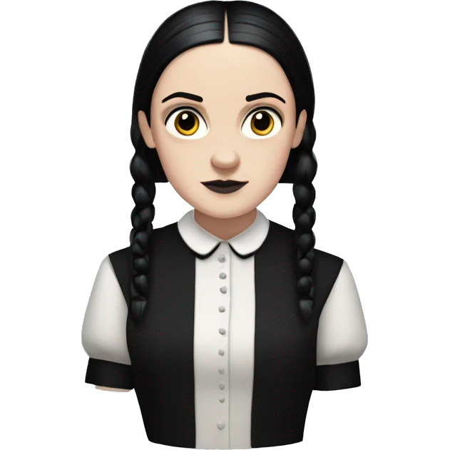 Wednesday Addams emoji