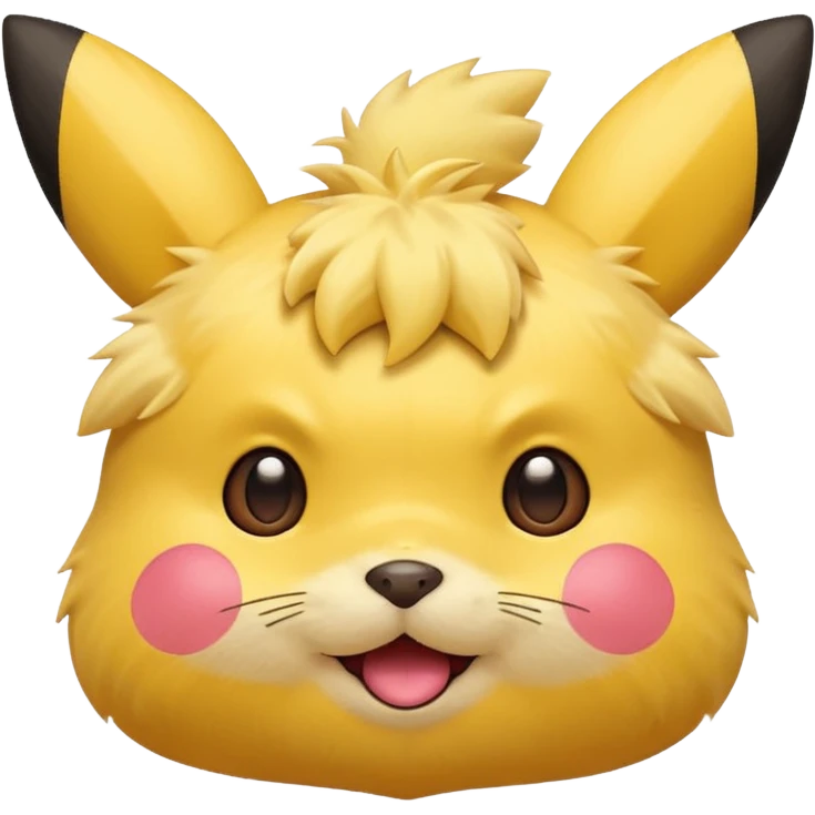 Pikachu face emoji