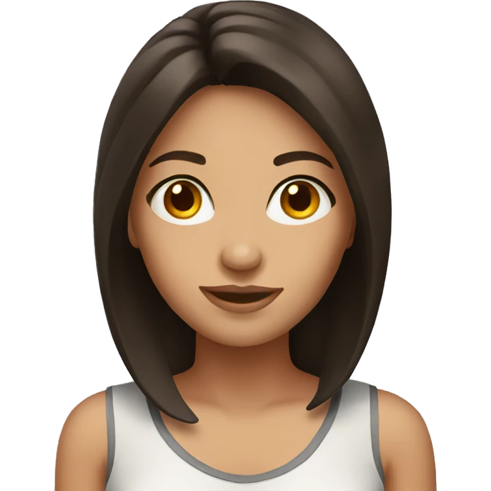 Brunette girl  emoji
