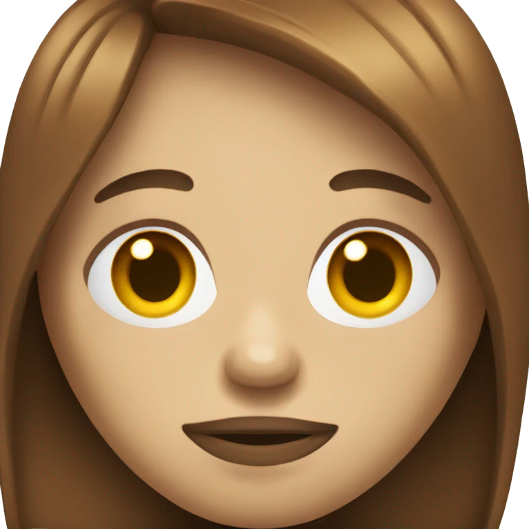 skull with brown hair emoji