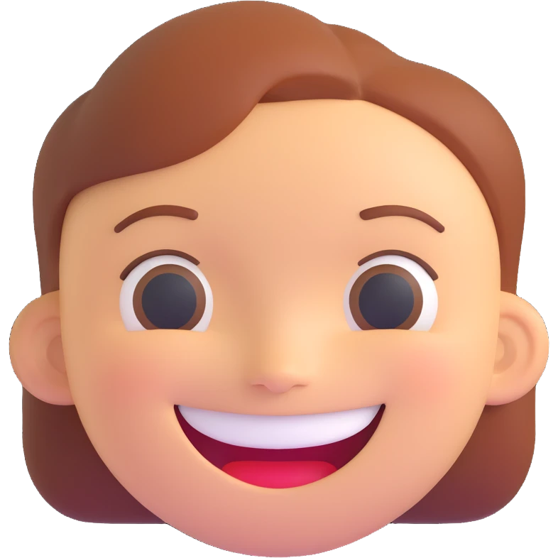 a smiling face emoji