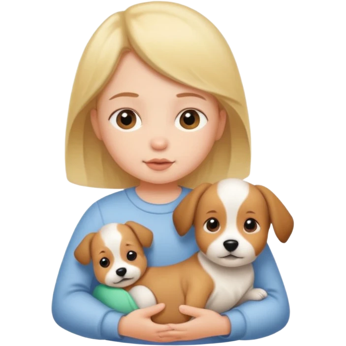 Baby with Dog. emoji