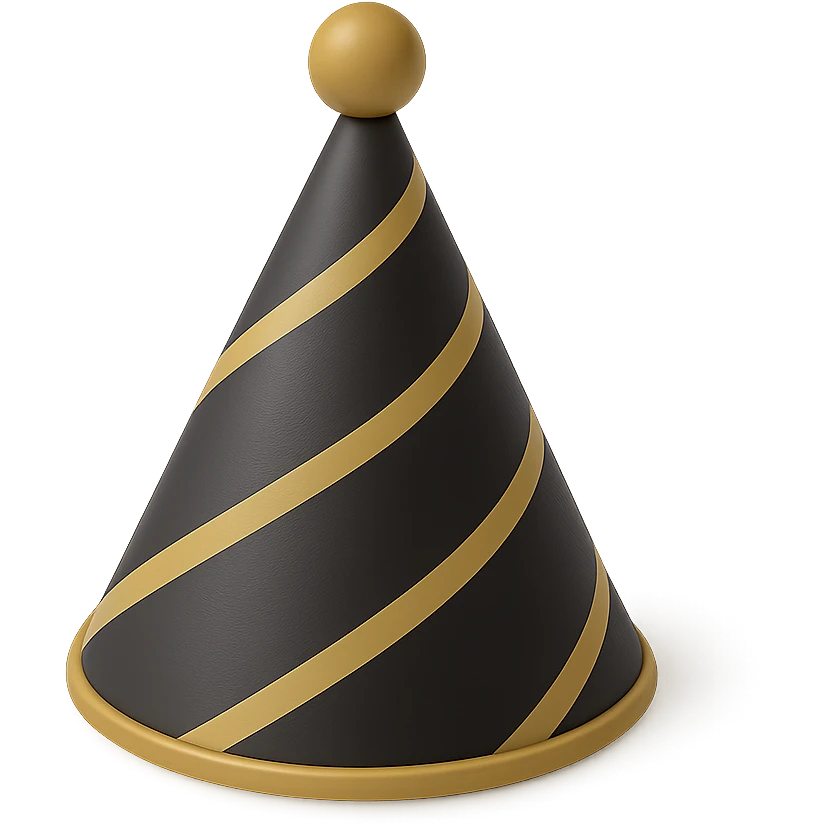 party hat emoji
