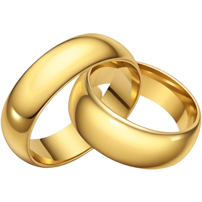 Gold Wedding bands emoji