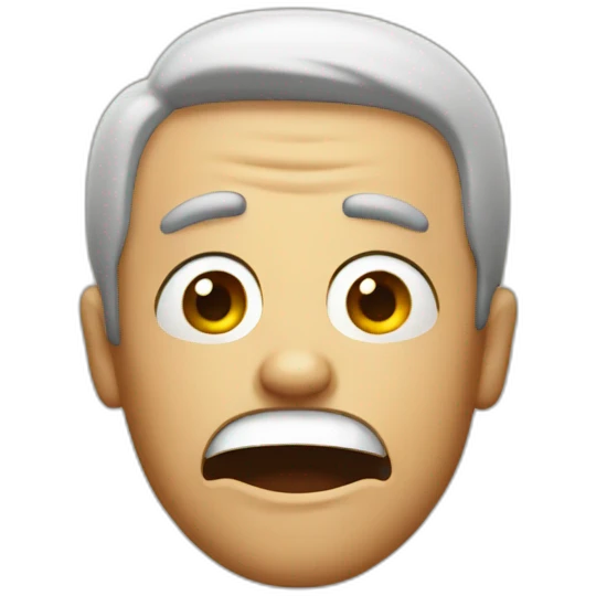 Shocked men emoji
