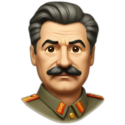 Stalin shows a heart emoji