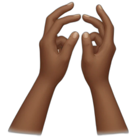 Both Hand with🧿 emoji