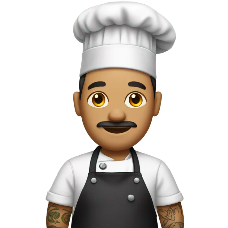 CHEF WITH TATTOO emoji