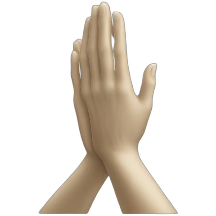 praying hands which are open emoji