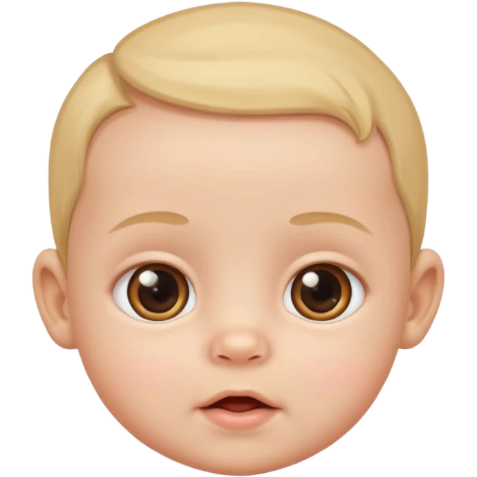 baby unique looking emoji