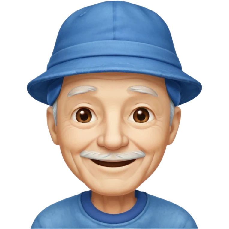 old man with blue hat emoji