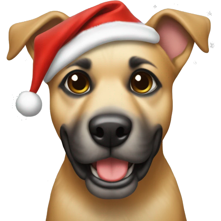 Navidad perro emoji