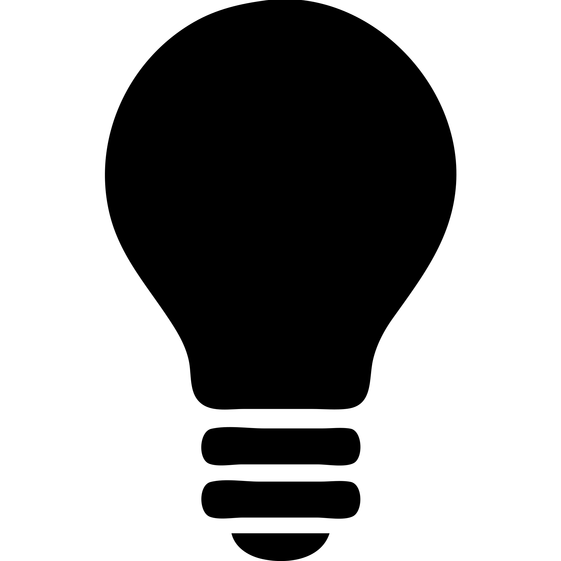 bulb icon, clean, simple, modern, minimal, suitable for app or website interface emoji
