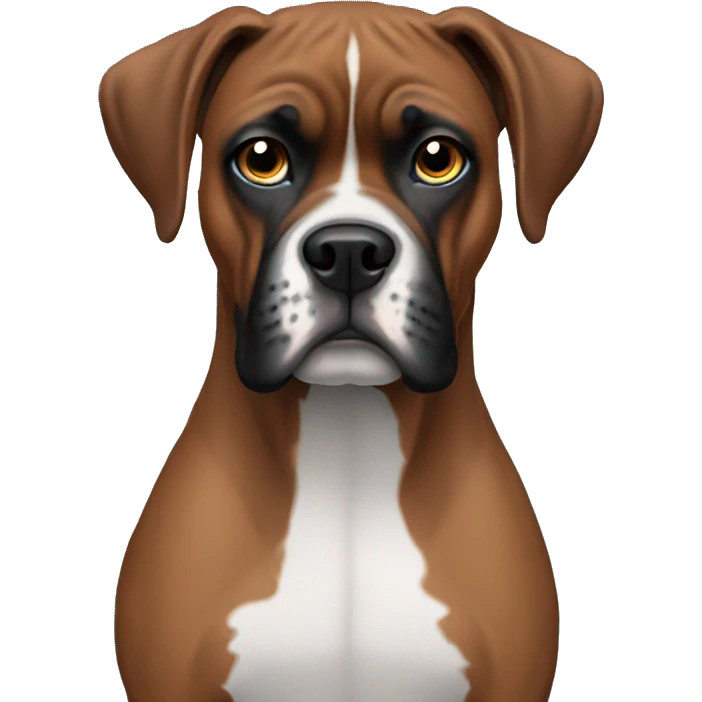 Blue eye boxer emoji