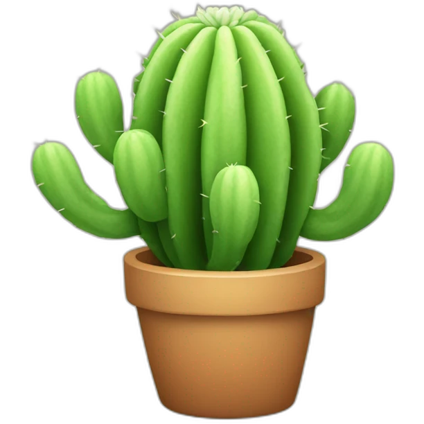 Small Peyote cactus emoji