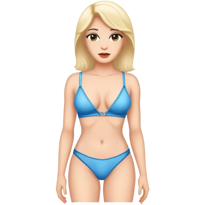 A trans woman that’s dressed in revealing clothing emoji