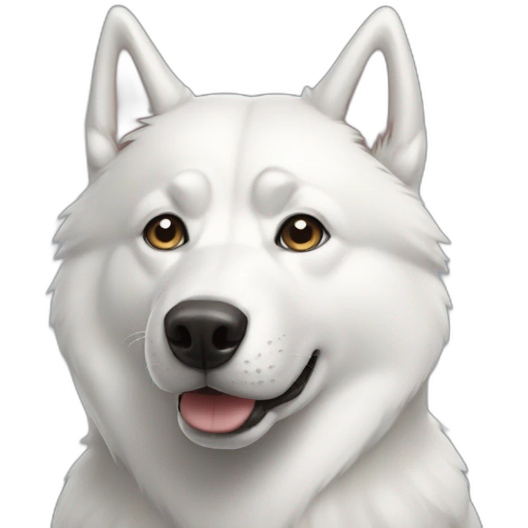 white husky emoji