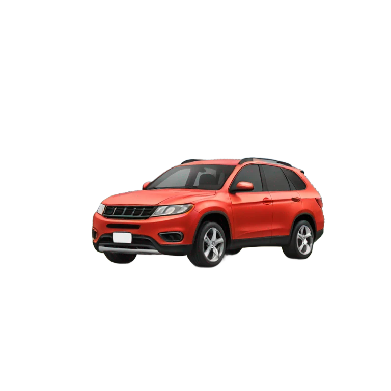 car in mountain emoji