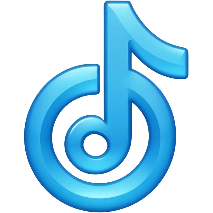 Tiktok blue tik emoji