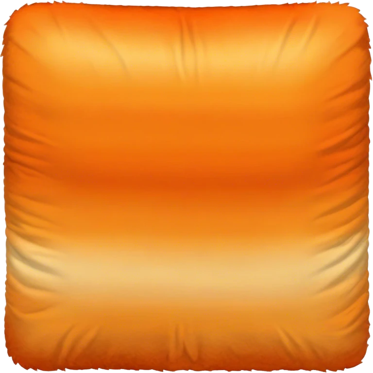 Orange fur blanket square ombre emoji