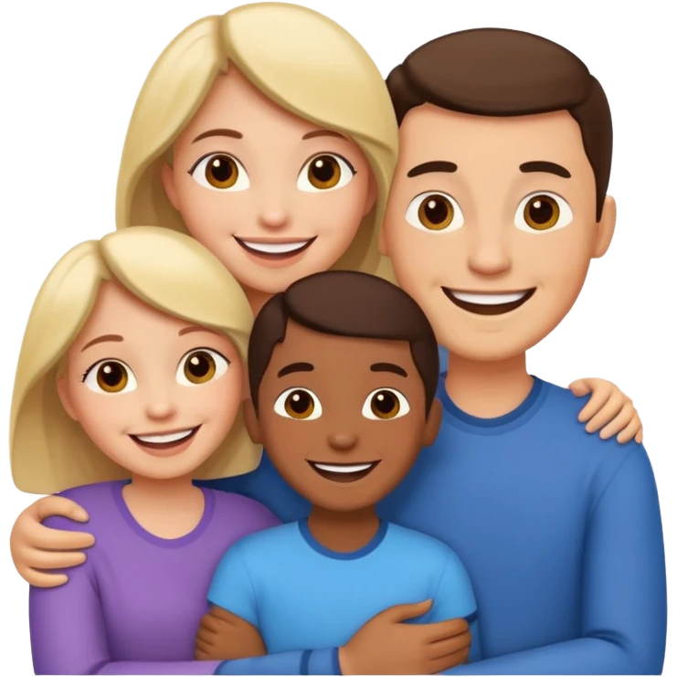 Happy family emoji