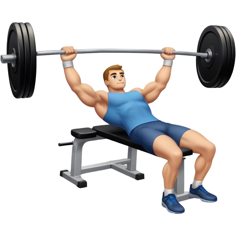 close-grip flat-benchpress emoji