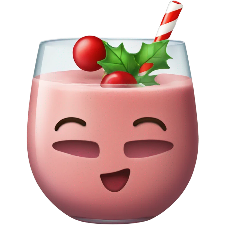Christmas Smoothie emoji