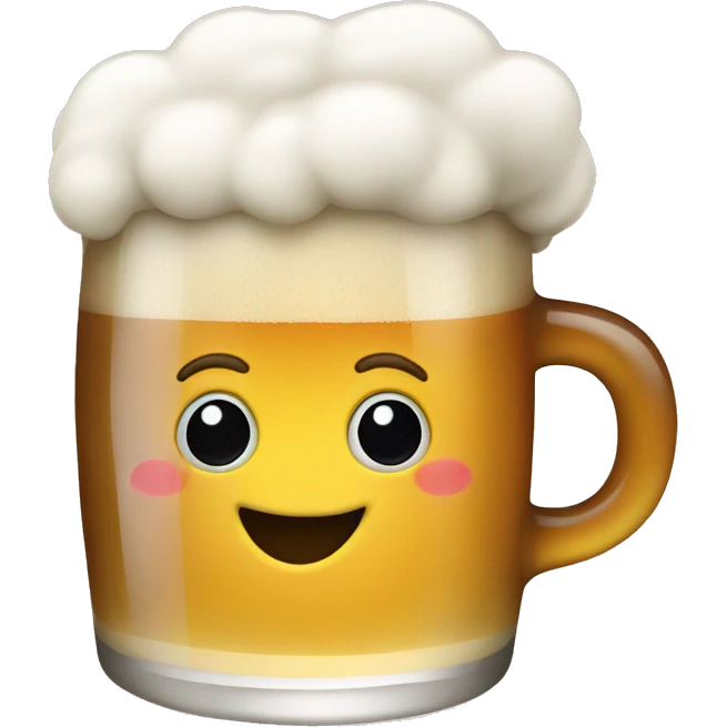 Beer cheers emoji