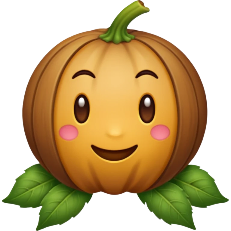 Crie um emoji de laço marrom emoji