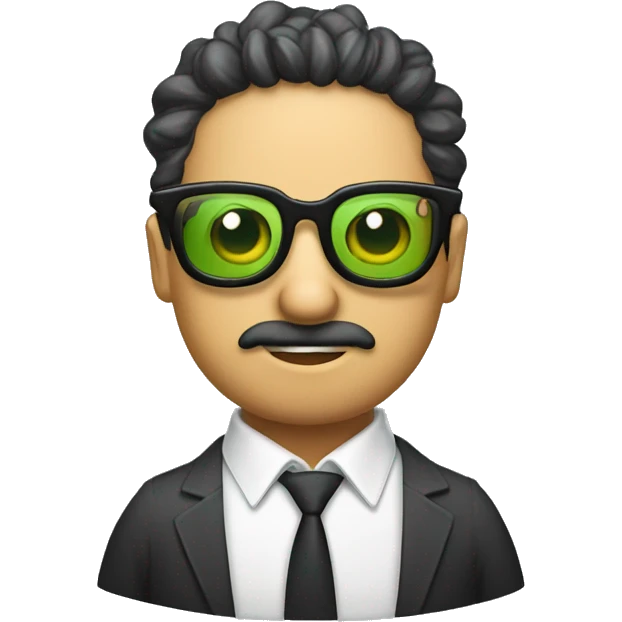 Lechuga con gafas  emoji