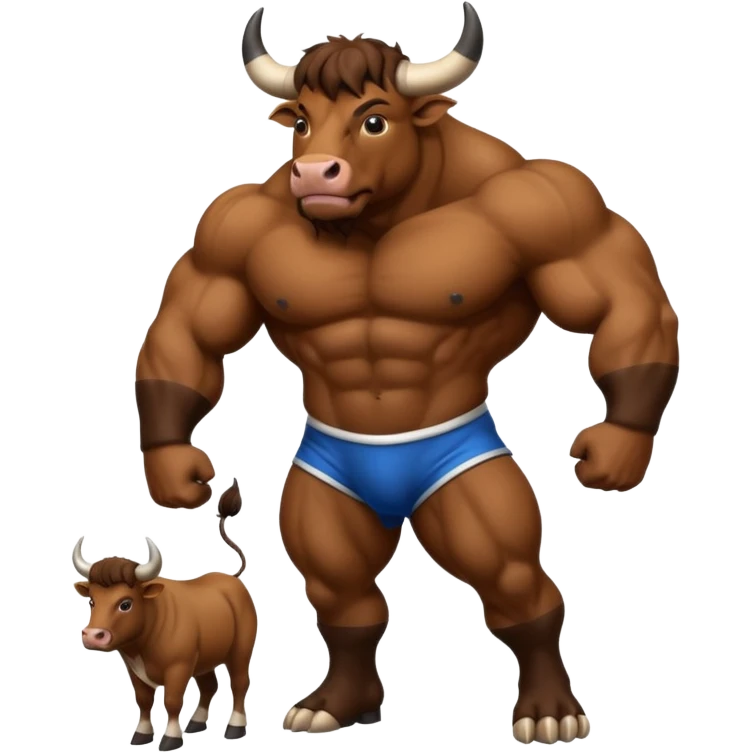 Foot obsessed bull  emoji