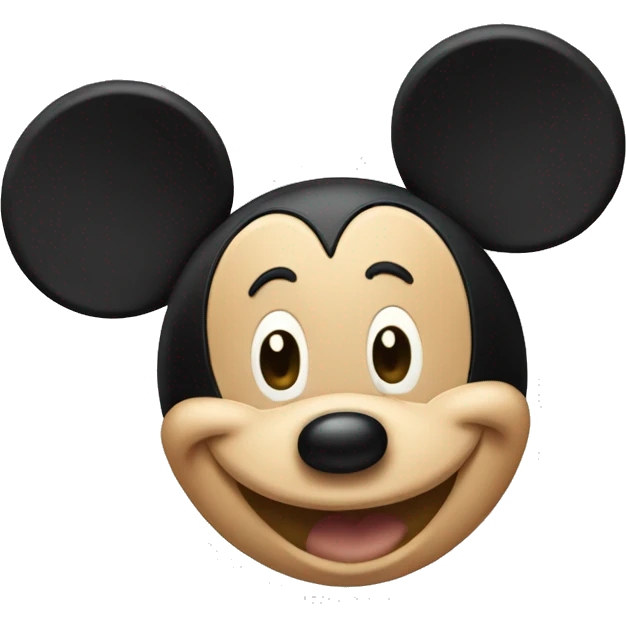 Mickey Mouse emoji